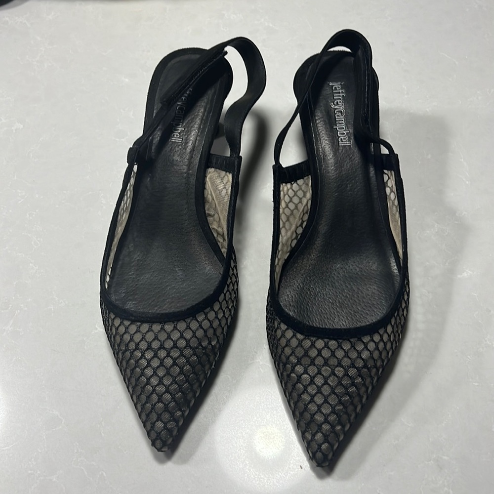 Jeffrey Campbell Mesh Slingback